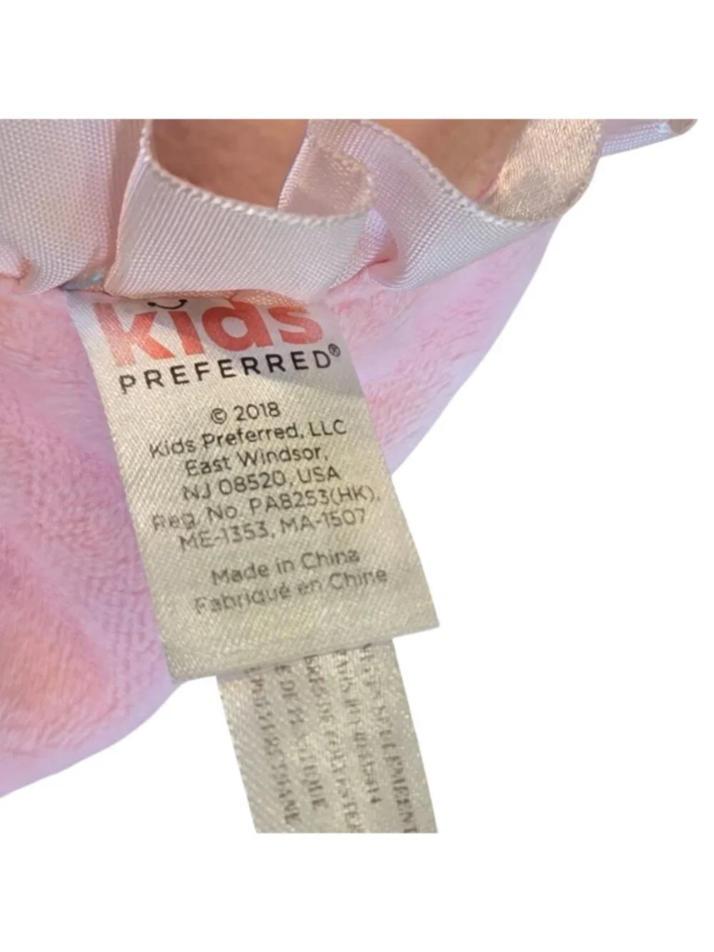Kids Preferred Thank Goodness for Little Girls Pink Doll Lovey Security Blanket